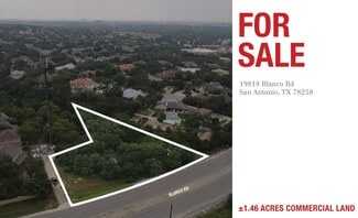 Plus de détails pour 19818 Blanco Road, San Antonio, TX - Terrain à vendre