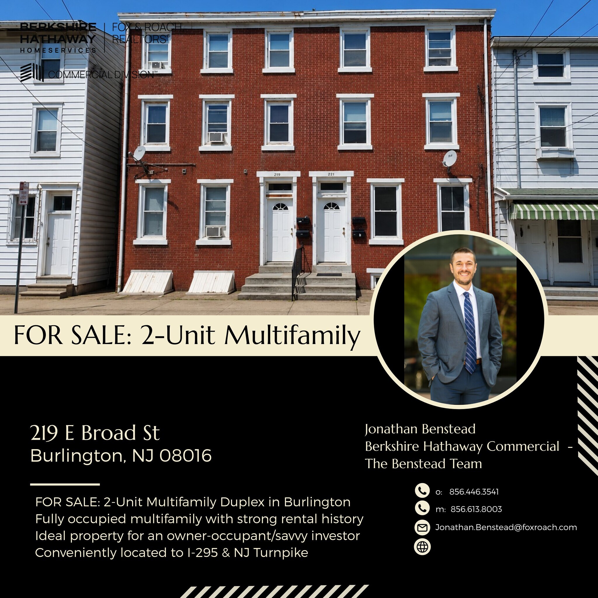 219 E Broad St, Burlington, NJ à vendre Photo de l’immeuble– Image 1 sur 11