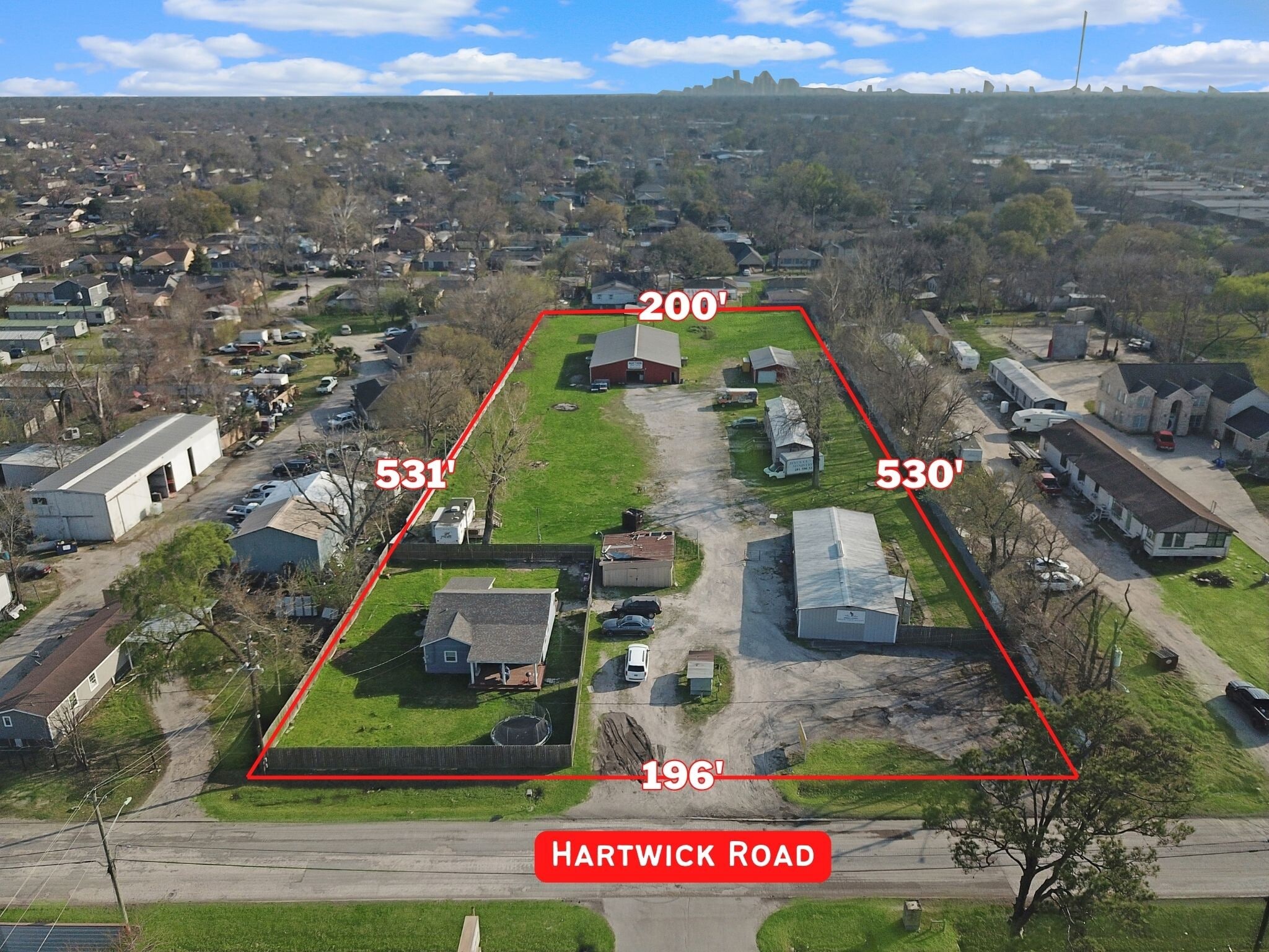 2206 Hartwick Rd, Houston, TX à vendre Photo principale– Image 1 sur 70
