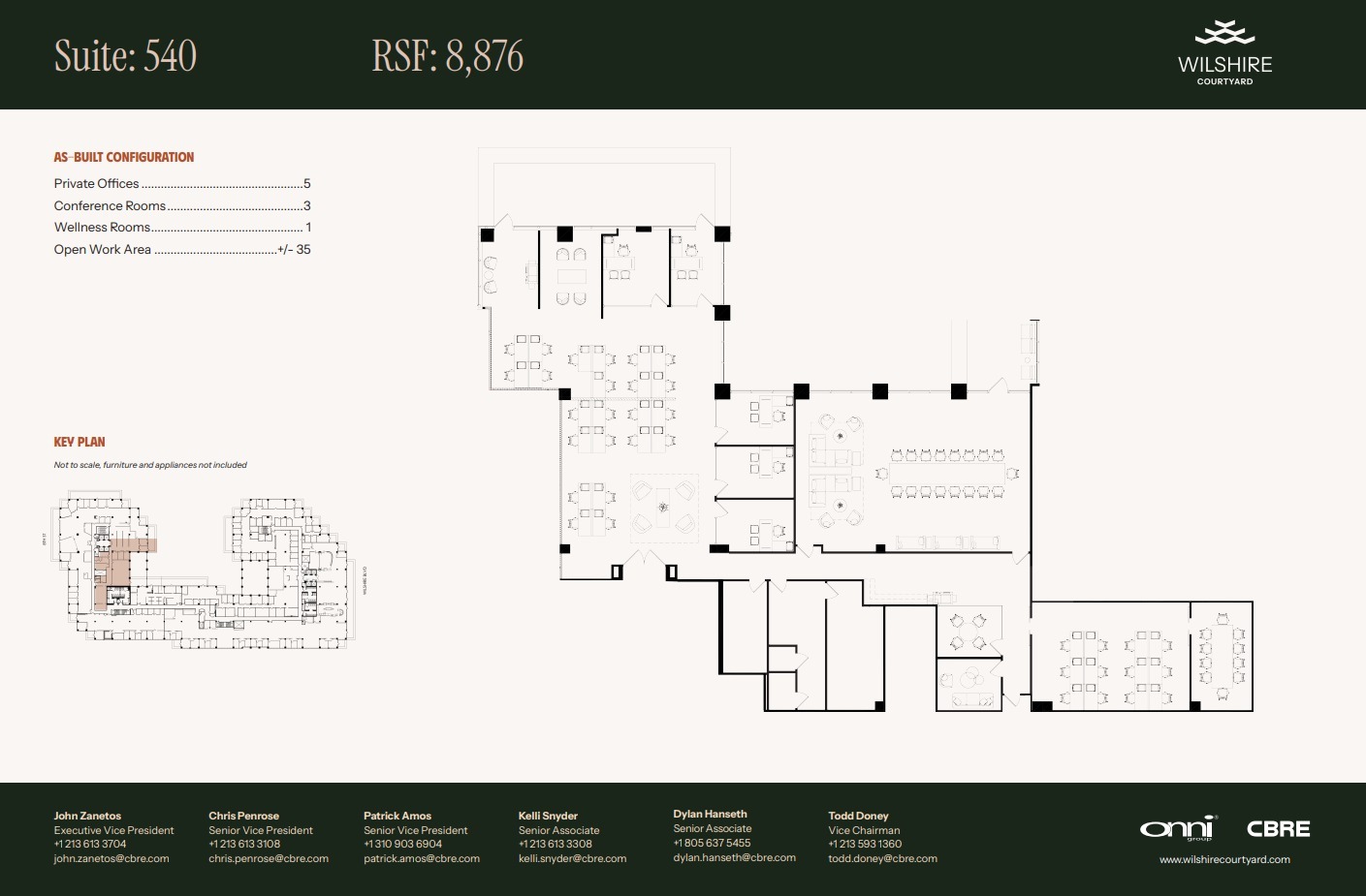 5700 Wilshire Blvd, Los Angeles, CA à louer Plan d’étage– Image 1 sur 1