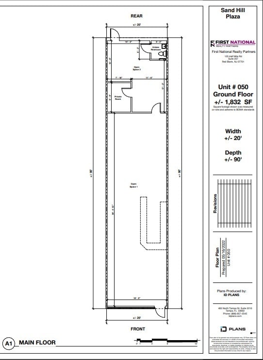 228 S Main St, Newtown, CT à louer Plan d’étage– Image 1 sur 4