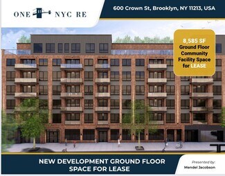 Plus de détails pour 630 Crown St, Brooklyn, NY - Local commercial à louer