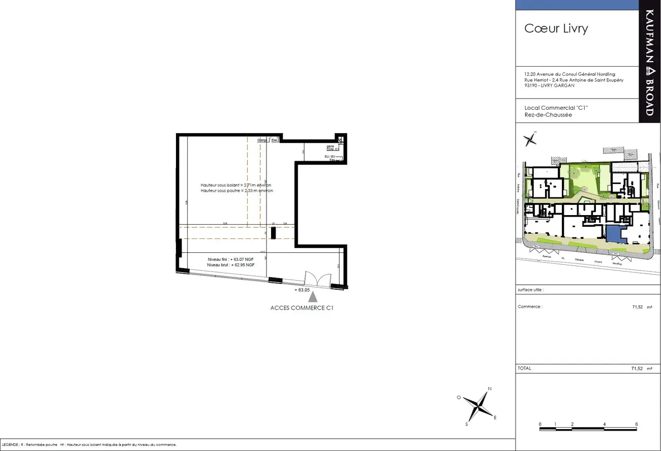 12 Av Du Consul General Nordling, Livry-Gargan à louer Plan de site– Image 1 sur 1