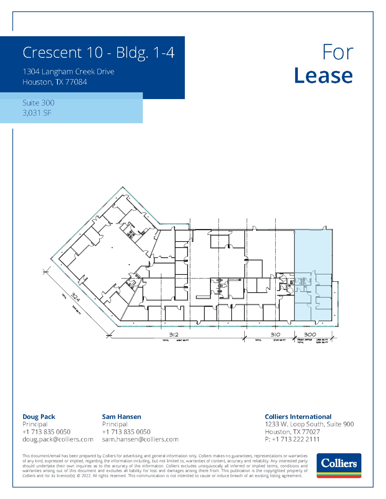 1304 Langham Creek Dr, Houston, TX à louer Plan d’étage– Image 1 sur 1