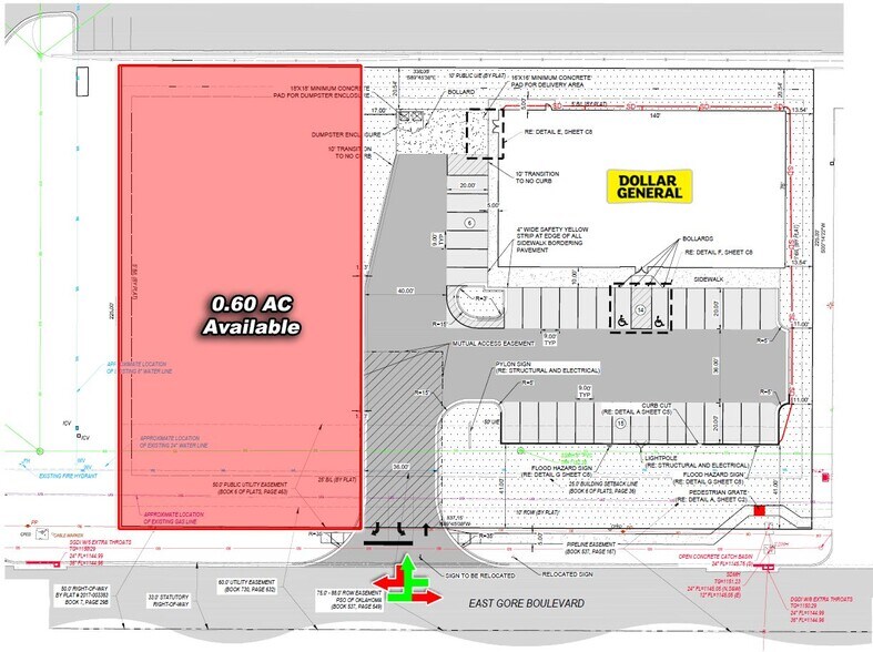 NEQ of E Gore & NE Flower Mound Rd blvd, Lawton, OK à vendre - Plan de site – Image 2 sur 2