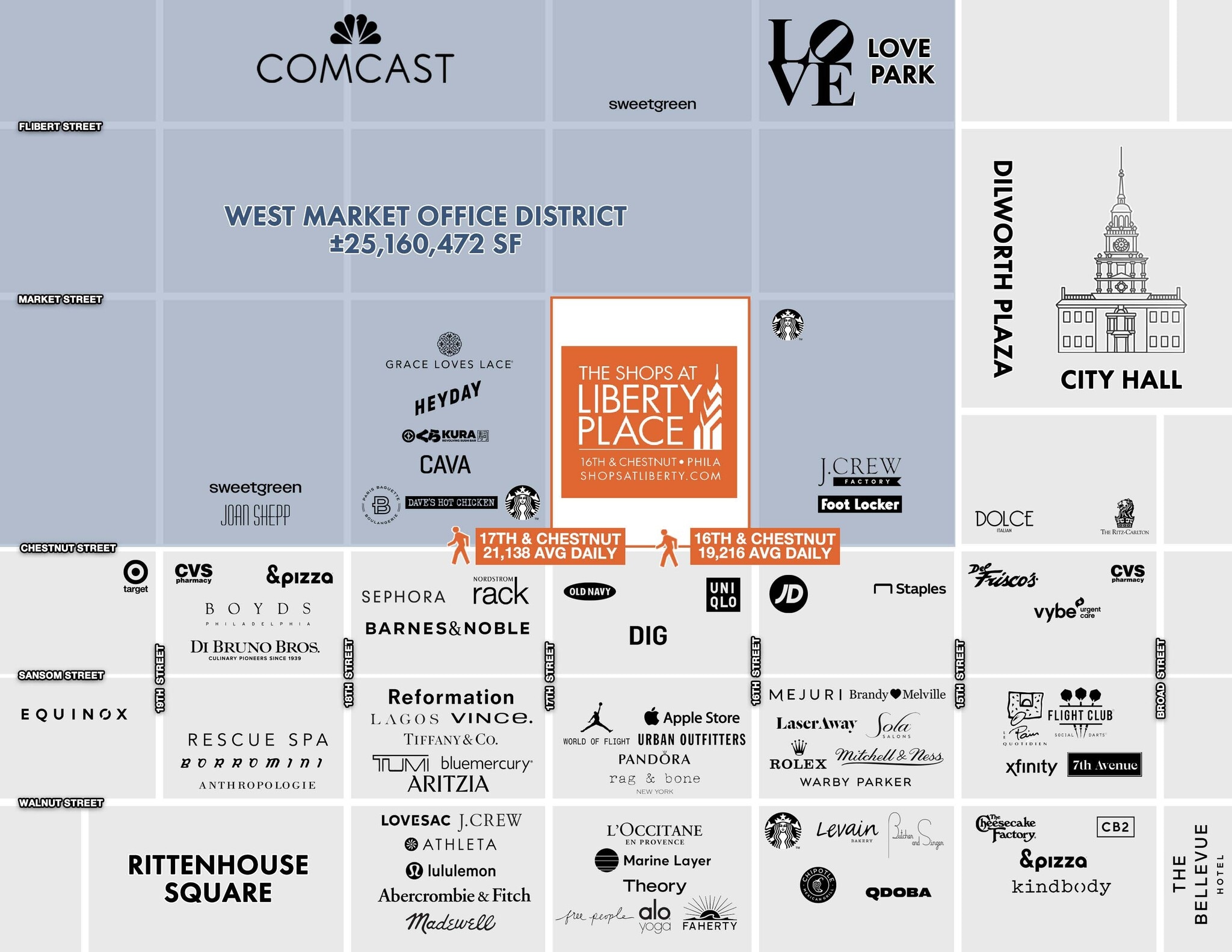 1625 Chestnut St, Philadelphia, PA à louer Photo de l’immeuble– Image 1 sur 2