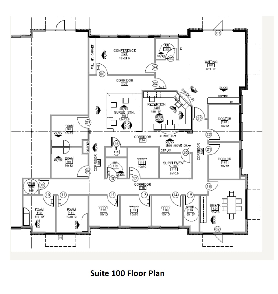 3100 N Tarrant Pky, Fort Worth, TX à louer Plan d’étage– Image 1 sur 1