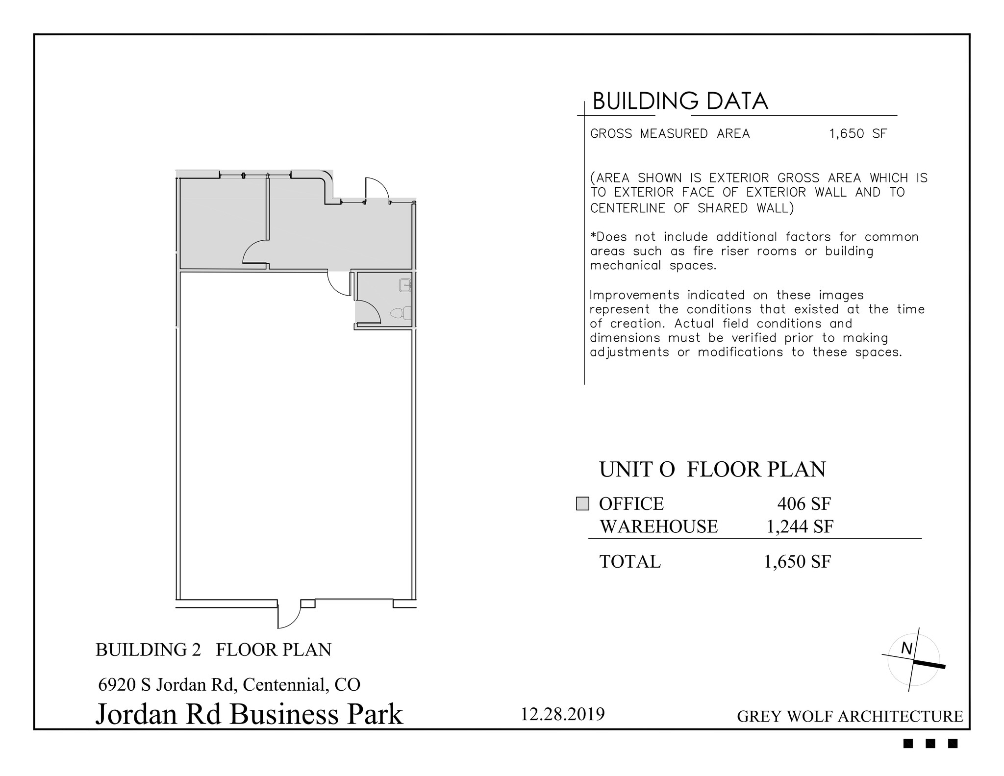 6920 S Jordan Rd, Englewood, CO à louer Plan de site– Image 1 sur 1