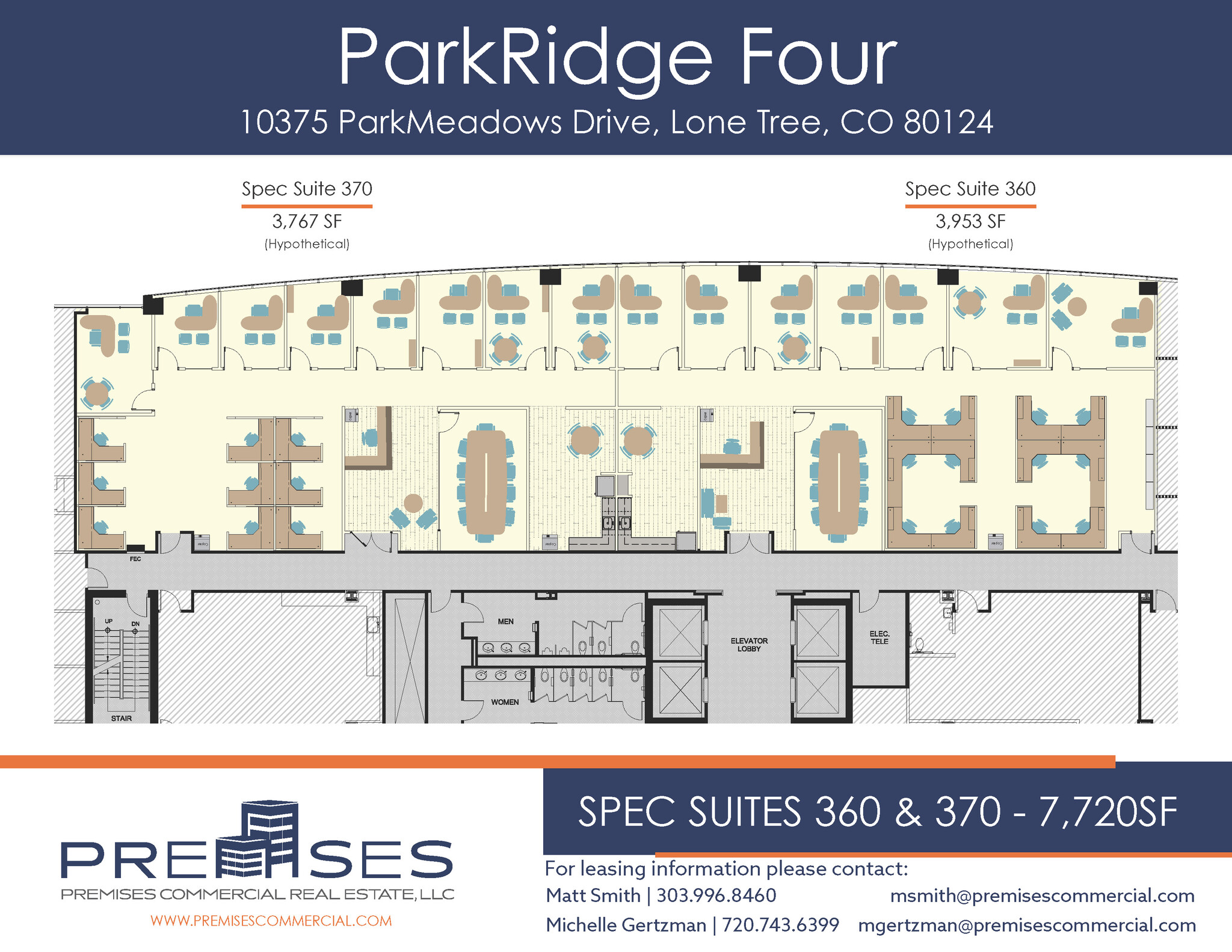 10375 Park Meadows Dr, Lone Tree, CO à louer Plan d’étage– Image 1 sur 1