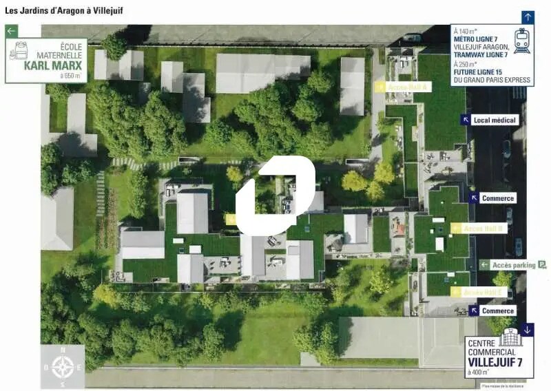 Bureau dans Villejuif à louer - Photo de l’immeuble – Image 2 sur 4