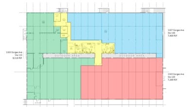 1163-1167 Gorgas Ave, San Francisco, CA à louer Plan d’étage– Image 2 sur 4