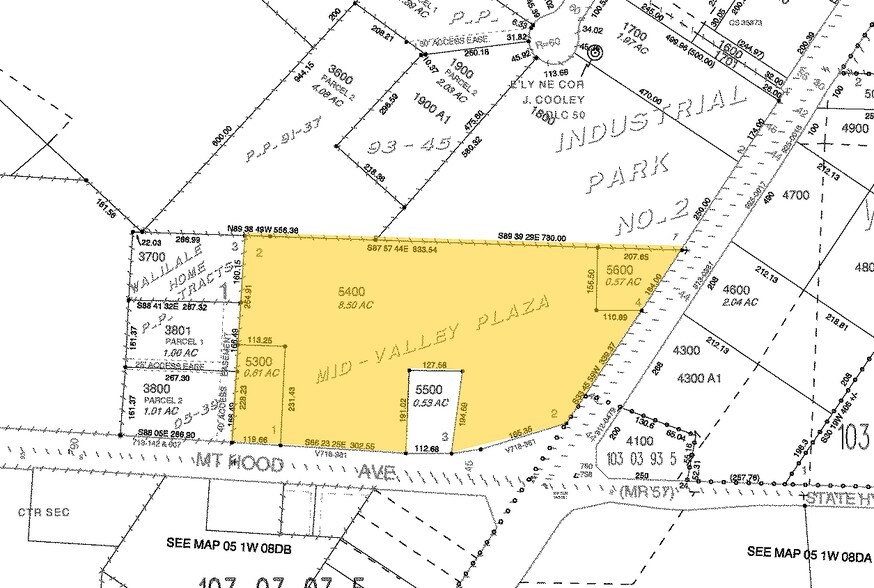 1561-1755 Mount Hood Ave, Woodburn, OR à louer - Plan cadastral – Image 3 sur 12