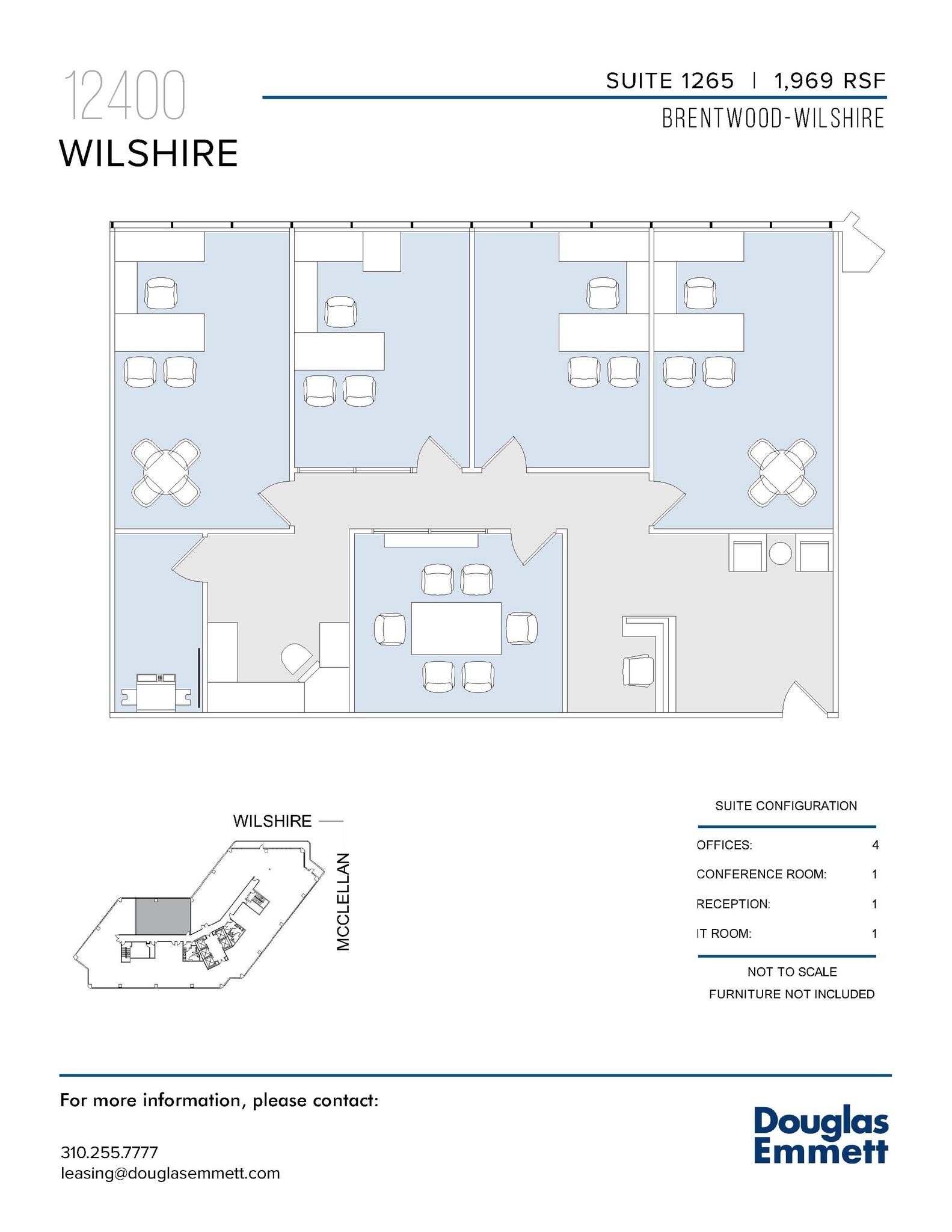 12400 Wilshire Blvd, Los Angeles, CA à louer Plan d’étage– Image 1 sur 1