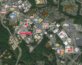 33 McWhirt Loop, Fredericksburg, VA - VUE AÉRIENNE  vue de carte