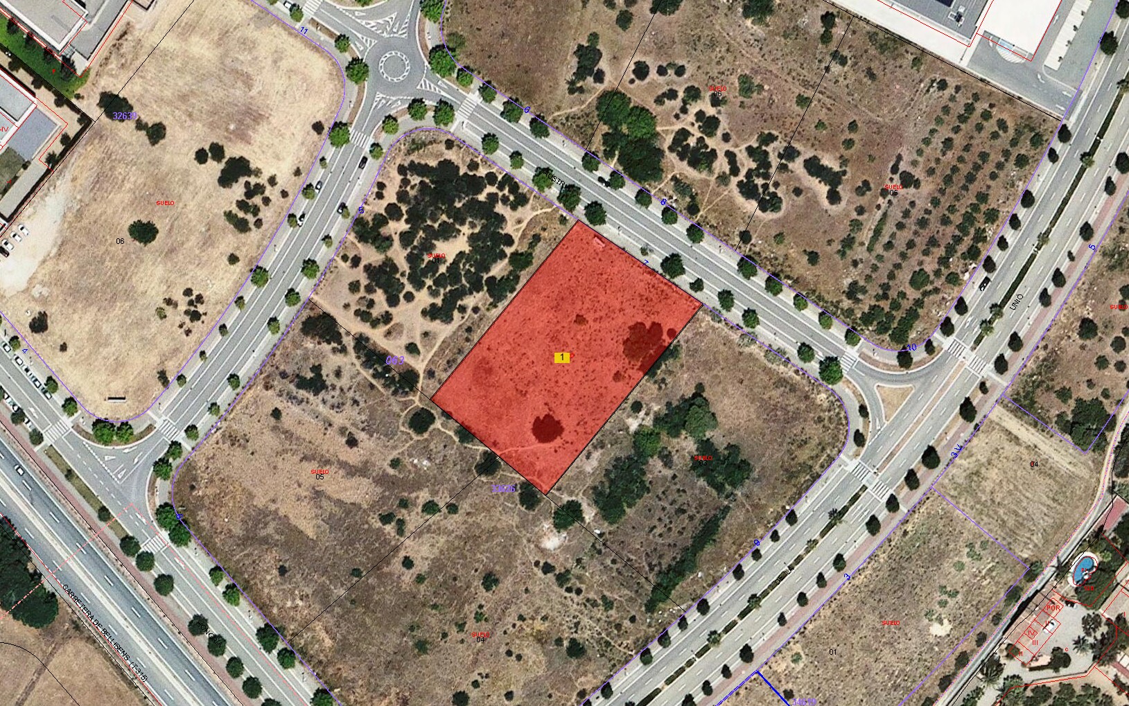 Terrain dans Reus, Tarragona à vendre Plan cadastral– Image 1 sur 3