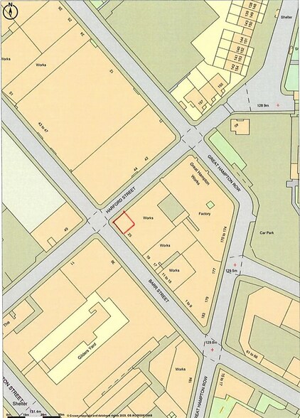 27 Barr St, Birmingham à louer - Plan de site – Image 2 sur 2