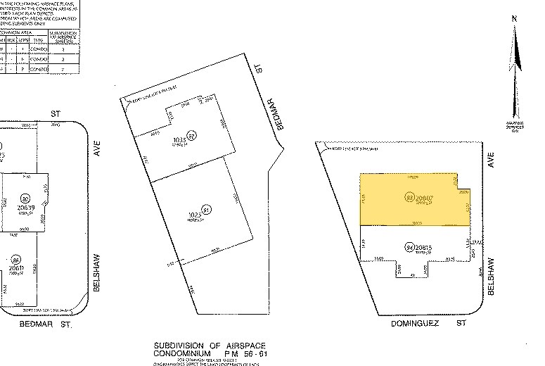 20807 Belshaw Ave, Carson, CA à vendre - Plan cadastral – Image 2 sur 5