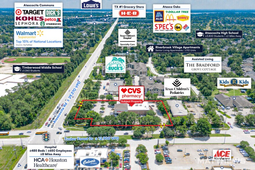 5440 Atascocita Rd, Humble, TX à vendre - Photo de l’immeuble – Image 3 sur 3