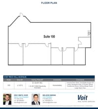 3187 Red Hill Ave, Costa Mesa, CA à louer Plan d’étage– Image 2 sur 2