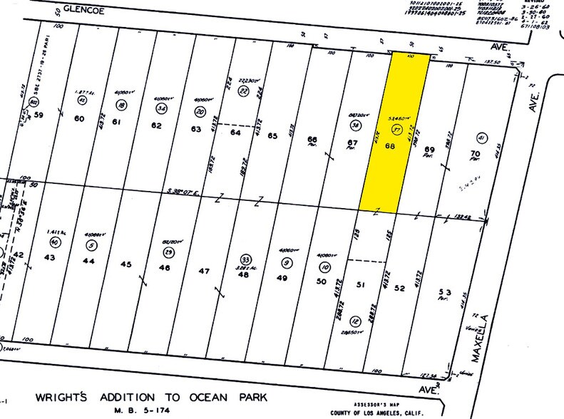 4223 Glencoe Ave, Marina Del Rey, CA à louer - Plan cadastral – Image 2 sur 13