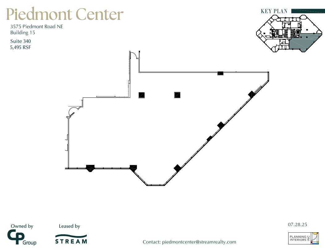 3495 Piedmont Rd NE, Atlanta, GA à louer Plan d’étage– Image 1 sur 1