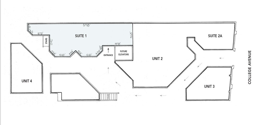 2980 College Ave, Berkeley, CA à louer - Plan d’étage – Image 2 sur 4