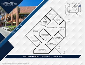 1610 Arden Way, Sacramento, CA à louer Plan d’étage– Image 1 sur 1