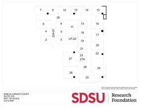 6475 Alvarado Rd, San Diego, CA à louer Plan de site– Image 1 sur 1