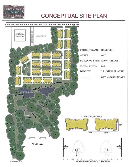 7012 E M-36, Whitmore Lake, MI à vendre - Plan de site – Image 2 sur 3
