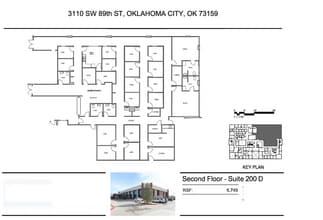3110 SW 89th St, Oklahoma City, OK à louer Plan d’étage– Image 1 sur 1