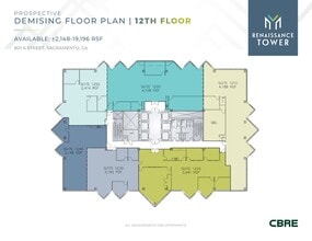 801 K St, Sacramento, CA à louer Plan de site– Image 2 sur 2