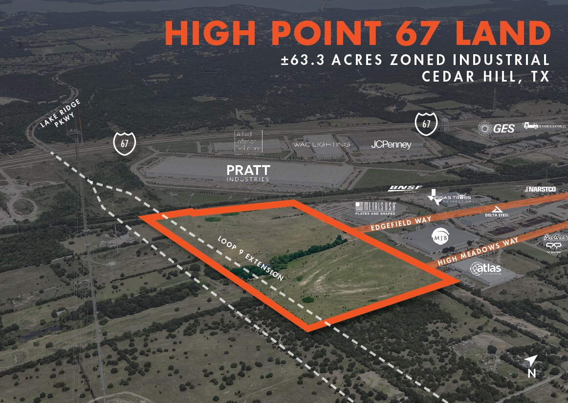 1901 High Meadows Way, Cedar Hill, TX à vendre Aérien– Image 1 sur 8
