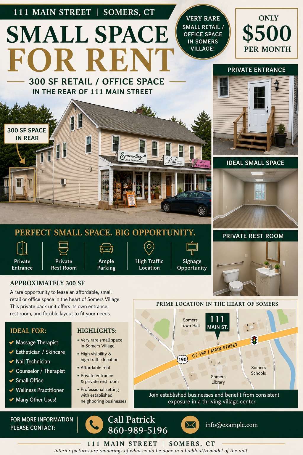 111 Main St, Somers, CT à louer Photo intérieure– Image 1 sur 1
