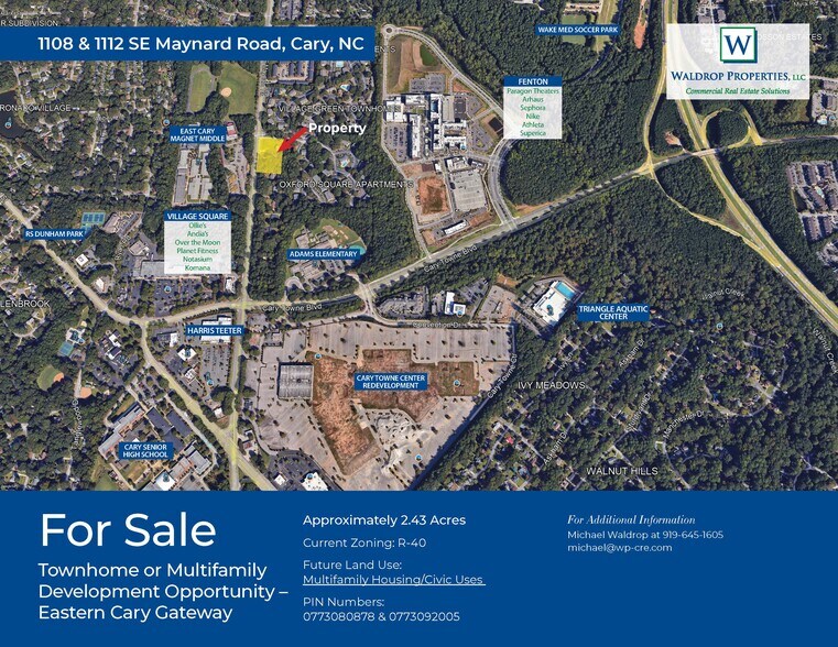 1108-1112 SE Maynard Rd, Cary, NC à vendre - Photo de l’immeuble – Image 1 sur 1