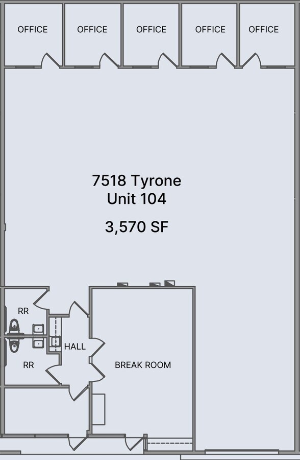 7500-7536 Tyrone Ave, Van Nuys, CA 91405 - Lot 7518 Unit 104 - - Plan d’étage - Image 1 of 1
