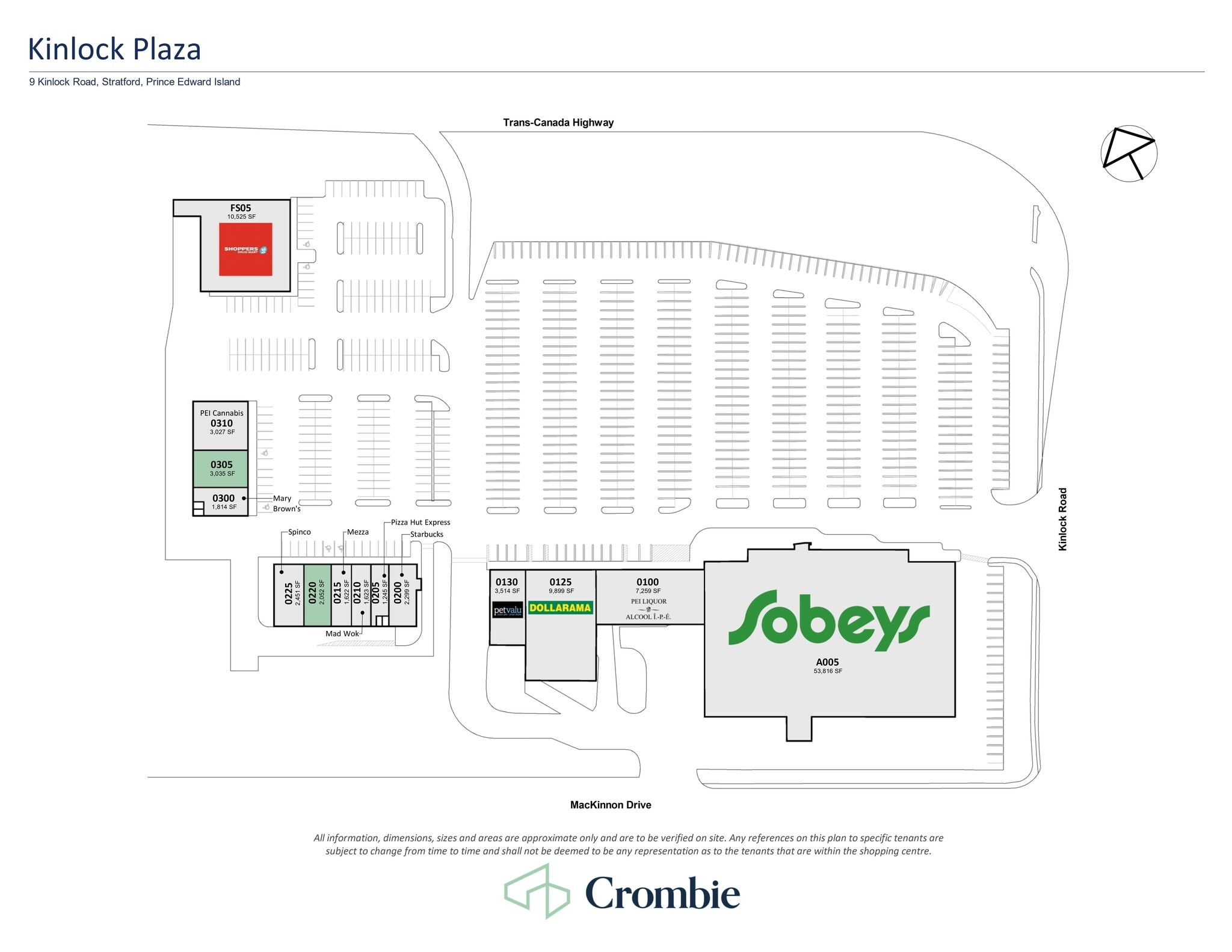 9 Kinlock Rd, Stratford, PE à louer Plan de site– Image 1 sur 1
