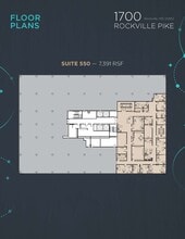 1700 Rockville Pike, Rockville, MD à louer Plan d’étage– Image 1 sur 1