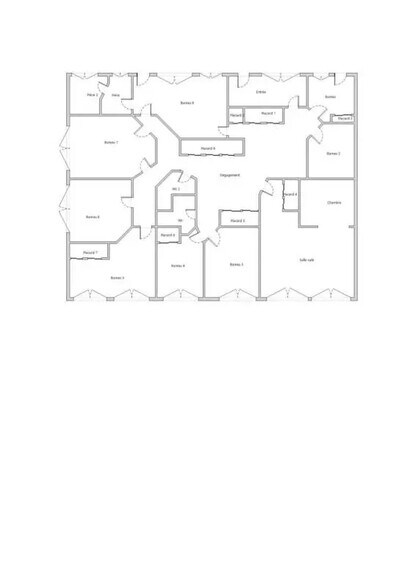 Bureau dans Le Mans à louer - Plan d’étage – Image 3 sur 3
