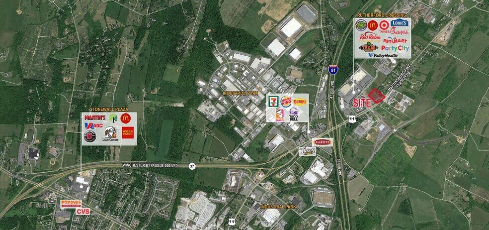 Route 11, Winchester, VA à vendre - Aérien – Image 1 sur 3