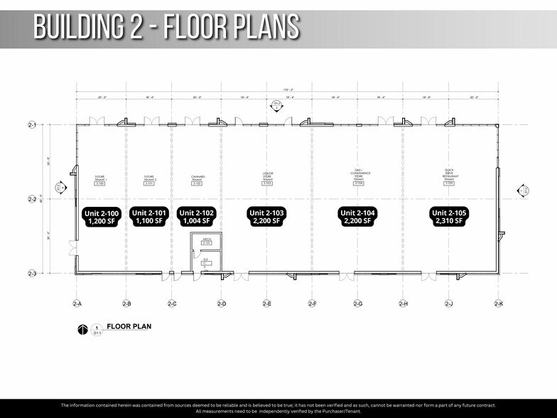 Elan Commercial Building 1, Beaumont, AB à louer - Plan d’étage – Image 2 sur 3