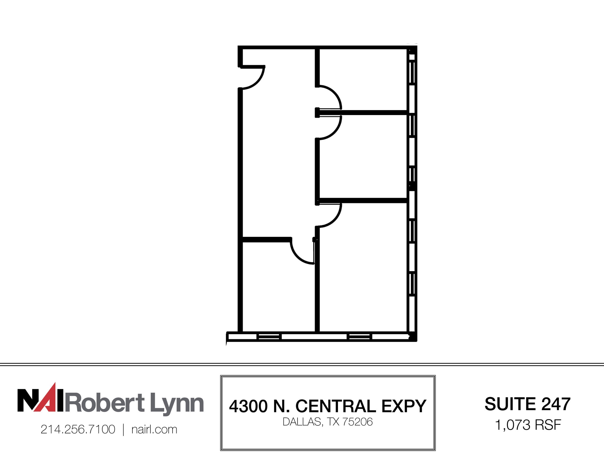 4300 N Central Expy, Dallas, TX à louer Plan d’étage– Image 1 sur 1