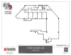 17030 Nanes Dr, Houston, TX à louer Plan de site– Image 1 sur 1
