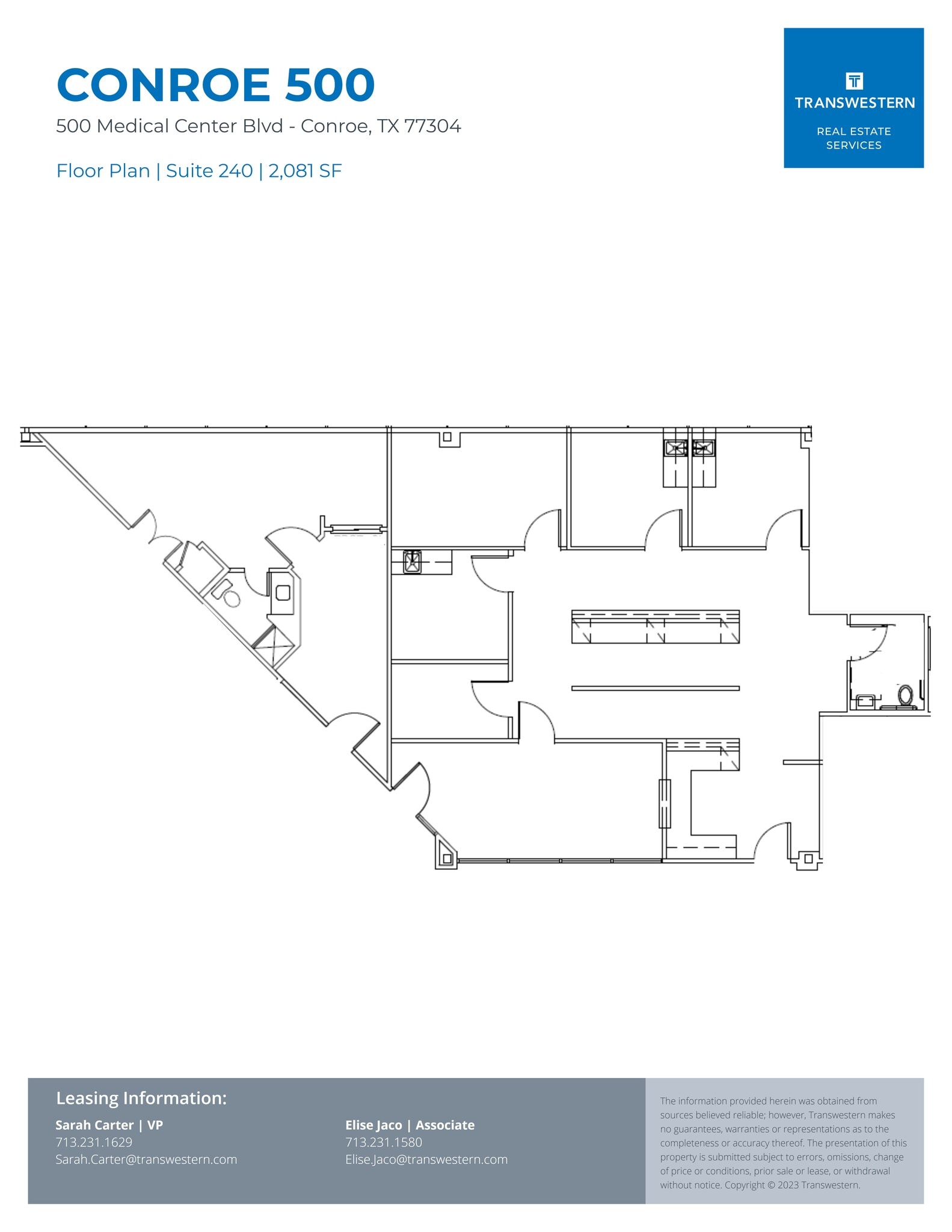 500 Medical Center Blvd, Conroe, TX à louer Plan de site– Image 1 sur 1
