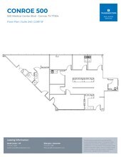 500 Medical Center Blvd, Conroe, TX à louer Plan de site– Image 1 sur 1