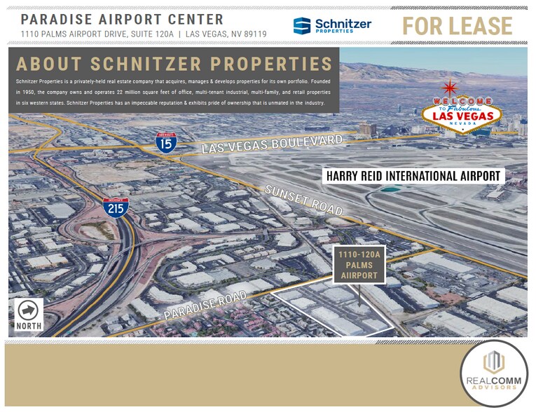 1110 Palms Airport Dr, Las Vegas, NV à louer - Aérien – Image 3 sur 3