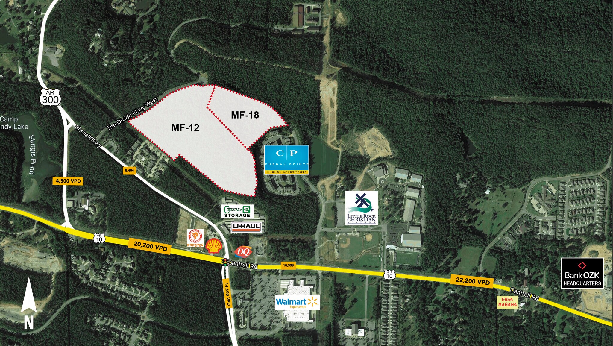 Divide Parkway & Chenal Parkway, Little Rock, AR à vendre Photo de l’immeuble– Image 1 sur 4