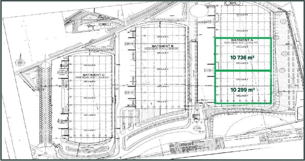 Industriel/Logistique dans Survilliers à louer - Plan de site – Image 2 sur 2