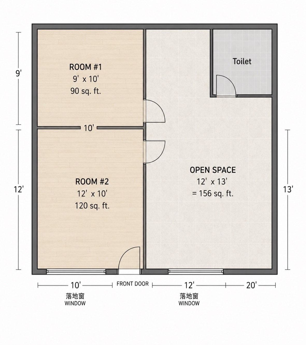 20740-20750 Carrey Rd, Walnut, CA à louer Plan d’étage– Image 1 sur 7