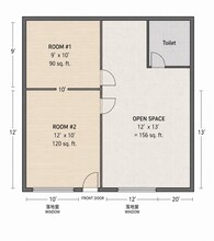 20740-20750 Carrey Rd, Walnut, CA à louer Plan d’étage– Image 1 sur 7