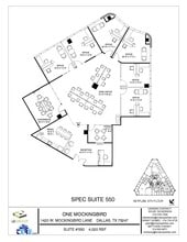 1420 W Mockingbird Ln, Dallas, TX à louer Plan d’étage– Image 1 sur 6